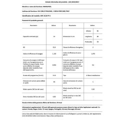 Whirlpool Whirlpool WFC3C26PFX Lavastoviglie Libera Installazione 14 Coperti 8 Programmi Classe E Inox - WFC 3C26 PF X