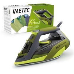 Imetec Imetec 9017 Ferro da Stiro a Vapore Eco Perfect 2400W Serbatoio 300ML Grigio/Verde