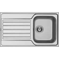 PYRAMIS Pyramis IX FEDRA Lavello 1 Vasca + Gocciolatoio SX Piletta da 3,5 (107173801)