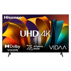 Hisense Hisense 55A6N Tv 55 Smart 4K Ultra HD Display LED Wi-Fi Classe E Nero