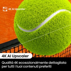 Hisense Hisense 55A6N Tv 55 Smart 4K Ultra HD Display LED Wi-Fi Classe E Nero