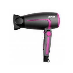 ZEPHIR ZEPHIR ASCIUGACAPELLI CON MANICO PIEGHEVOLE 1600W GRIGIO/FUCSIA ZHB1600