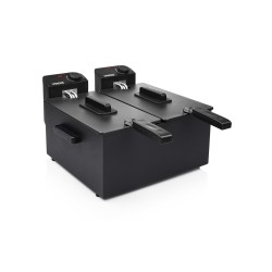 PRINCESS PRINCESS FRIGGITRICE A OLIO DOPPIA 2x3LT ACCIAIO INOX NERO 3600W