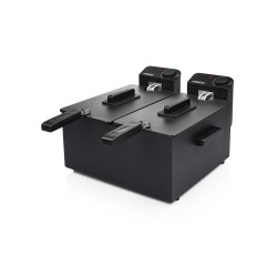 PRINCESS PRINCESS FRIGGITRICE A OLIO DOPPIA 2x3LT ACCIAIO INOX NERO 3600W