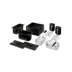 PRINCESS PRINCESS FRIGGITRICE A OLIO DOPPIA 2x3LT ACCIAIO INOX NERO 3600W