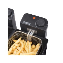 PRINCESS PRINCESS FRIGGITRICE A OLIO DOPPIA 2x3LT ACCIAIO INOX NERO 3600W