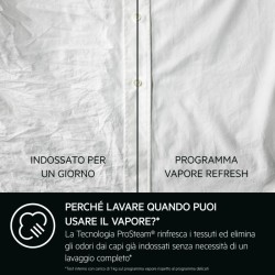 AEG AEG LR7FD104V Lavatrice 10 kg Centrifuga 1400 Giri Inverter Vapore Classe A