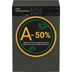 Whirlpool WHIRLPOOL LAVATRICE 9KG INVERTER WIFI A-50% GRIGIO WPM 911G ADS IT