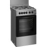 BEKO BEKO CUCINA A GAS 4 BRUCIATORI FORNO ELETT.54LT 50x50 SILVER CSS42014FS