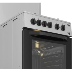BEKO BEKO CUCINA A GAS 4 BRUCIATORI FORNO ELETT.54LT 50x50 SILVER CSS42014FS