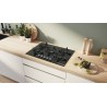 Bosch Bosch PPQ7A6I15 Piano Cottura 5 Fuochi a Gas 75 Cm in Vetro temperato Nero