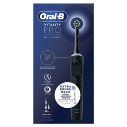 Oral-B Oral-B Vitality Spazzolino Elettrico Ricaricabile Pro Nero 2 testine