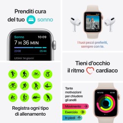 APPLE Apple Watch SE 40mm Space Grey Aluminium Case/Midnight Sport Band ITA MKQ13TY/A