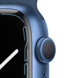 APPLE Apple Watch Serie 7 45mm Blue Aluminium Case/Abyss Blue Sport Band ITA MKN83TY/A