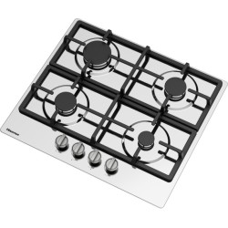 Hisense Hisense GM643XHFCI Piano Cottura Da incasso 60 cm Gas 4 Fornello Inox