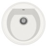 COOKINGAID Plados Telma NK05110 UG 98 - MICROULTRAGRANIT Harmony Lavello tondo 1 vasca cm. 51 - bianco