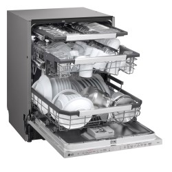 LG LG QuadWash DB597TXS Lavastoviglie da incasso a Scomparsa totale 14 Coperti 3 Cestelli Inverter Vapore Wi-Fi Classe A -20%