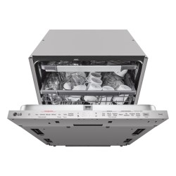 LG LG QuadWash DB365TXS Lavastoviglie da incasso a Scomparsa totale 14 coperti 3 cestelli Vapore Wi-Fi Classe B