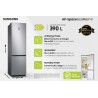 Samsung Samsung RB38C675CS9 Frigorifero Combinato Capacità 390L EcoFlex AI Energy Mode 2 metri Classe C