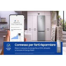 Samsung Samsung RB38C675CS9 Frigorifero Combinato Capacità 390L EcoFlex AI Energy Mode 2 metri Classe C