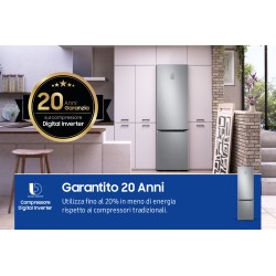 Samsung Samsung RB38C675CS9 Frigorifero Combinato Capacità 390L EcoFlex AI Energy Mode 2 metri Classe C